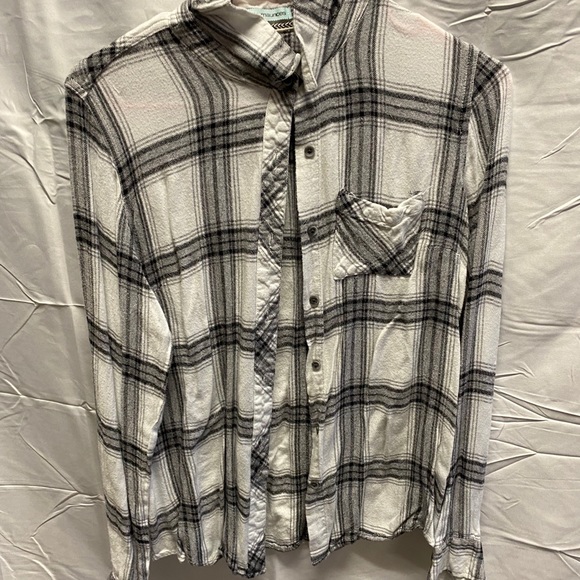 Maurices white flannel